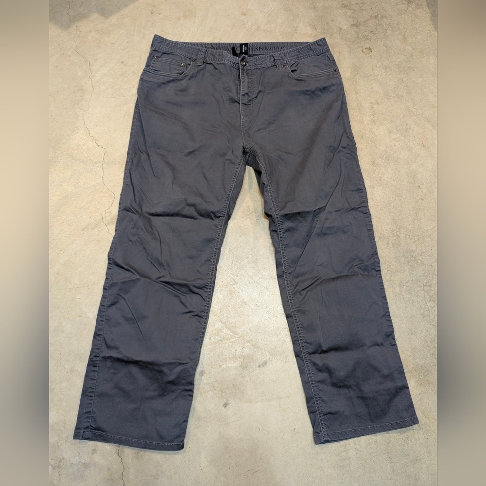 Prana Slim Fit Bridger Jeans Mens 40x30 Gray